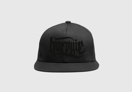 HARPYIE - LOGO SCHWARZ, SNAPBACK CAP